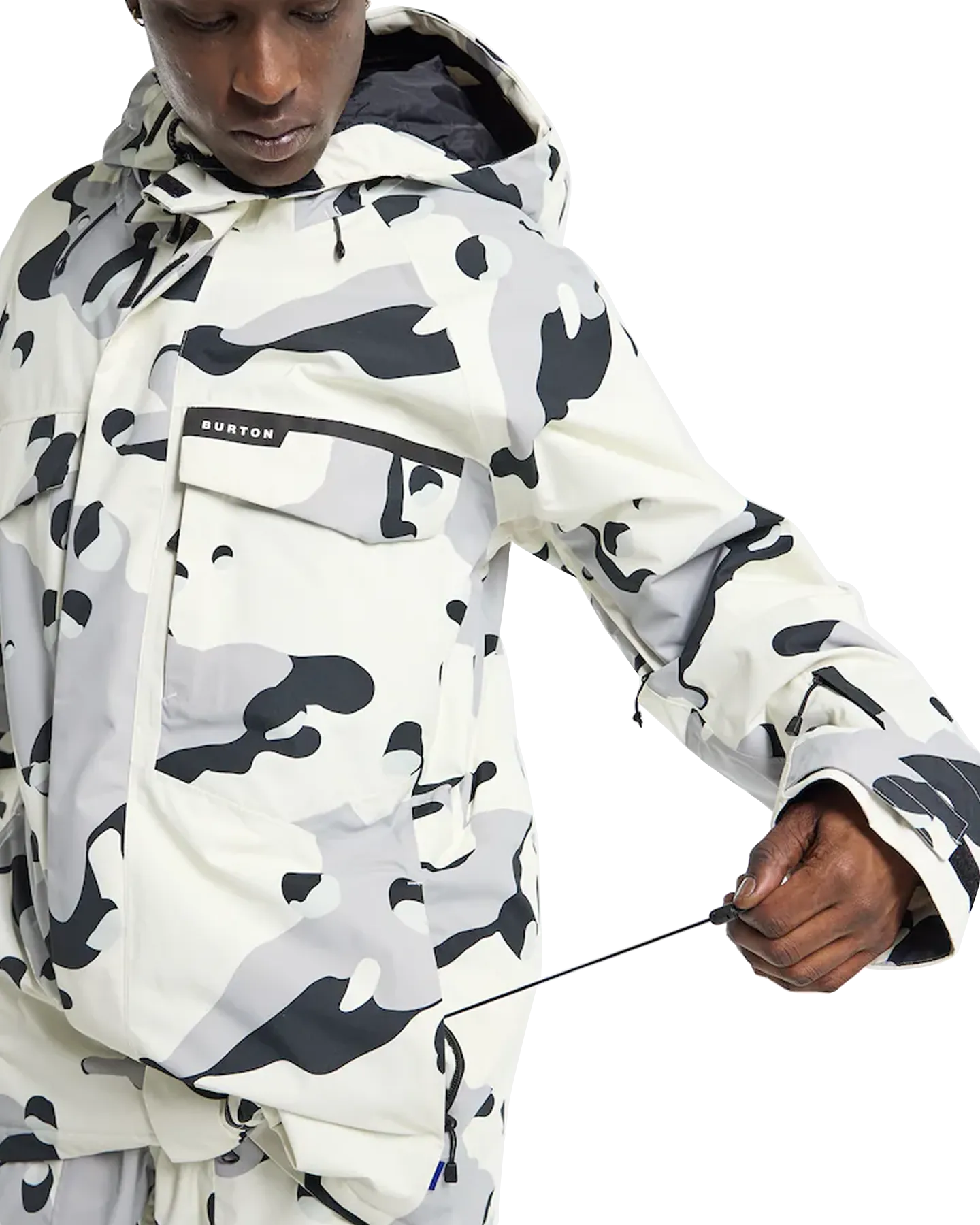Burton Men's Covert 2.0 Snow Jacket - Stout White Cookie Camo