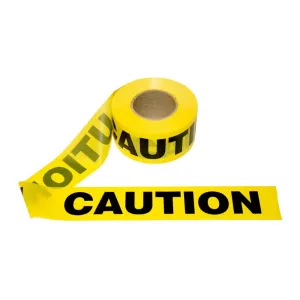Caution Yellow & Black Warning Tapes