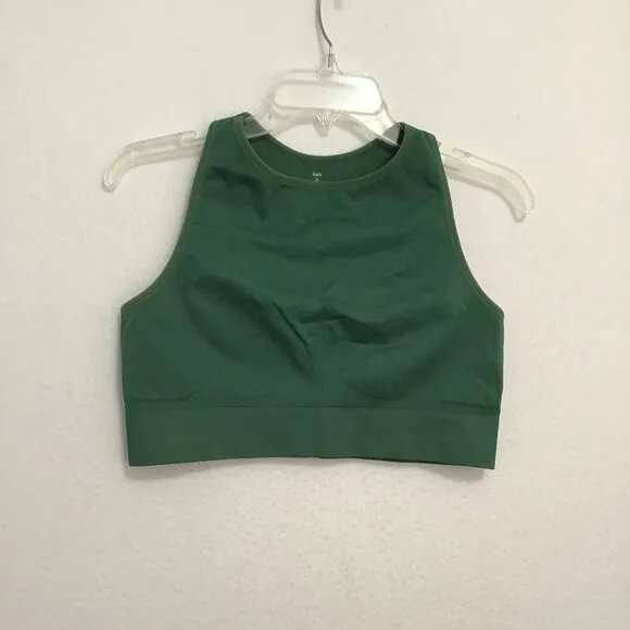 Knix Good To Go High Neck Sports Bra  Forest Green  Size XL