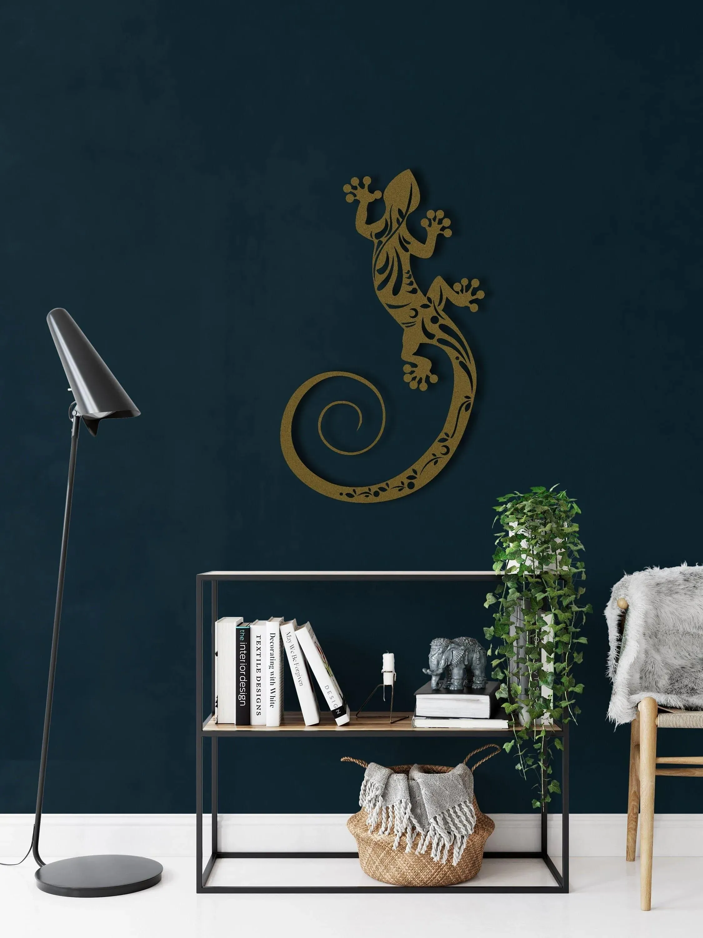 Lizard Metal Wall Decor