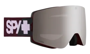 Spy Marauder Elite Goggles Merlot / Happy Bronze Silver Mirror   Spare Lens