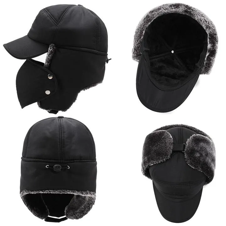 Unisex Winter Russian Hat Trooper Snow Ski Ushanka Waterproof Warm Hat