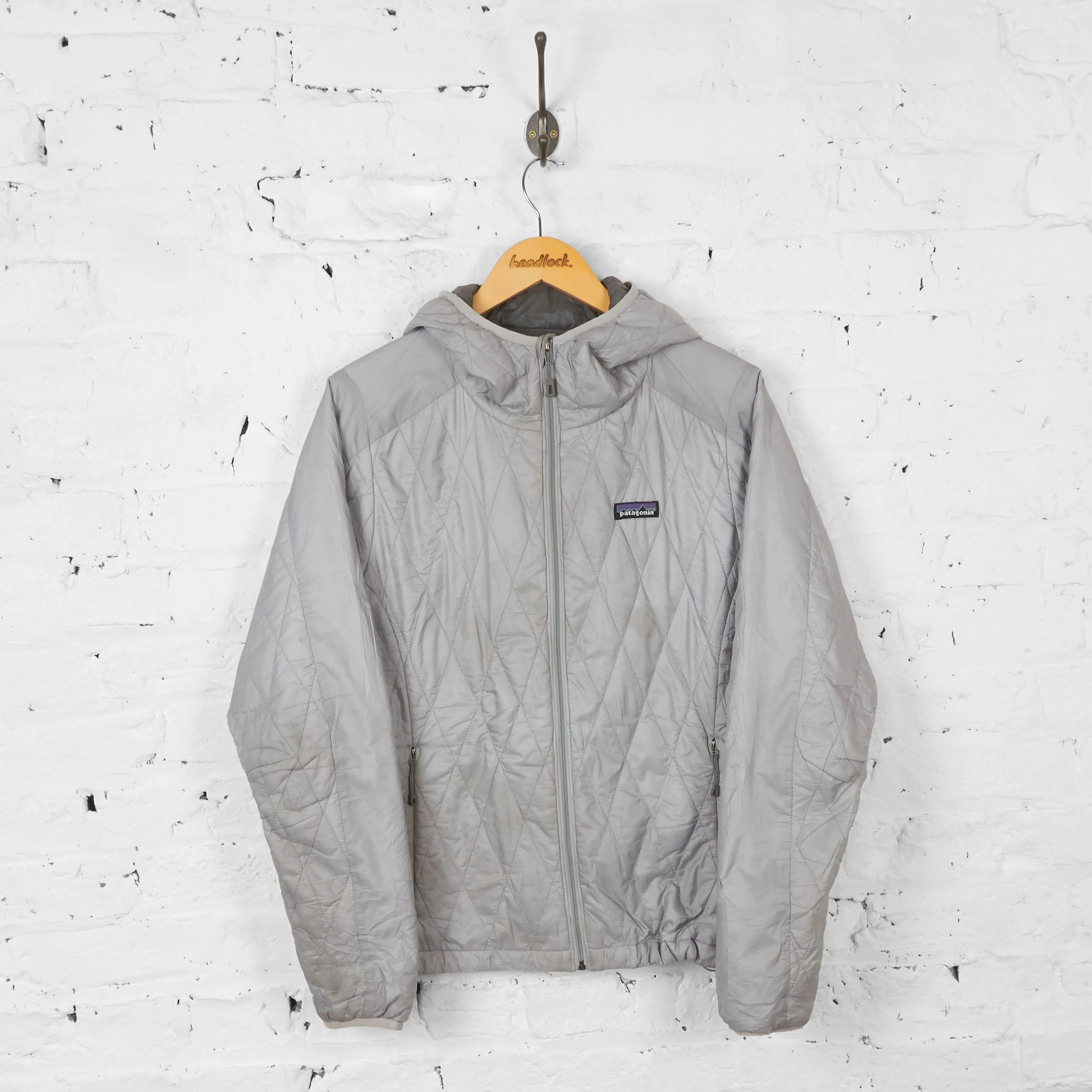 Vintage Patagonia Zip Up Waterproof Jacket / Grey / L