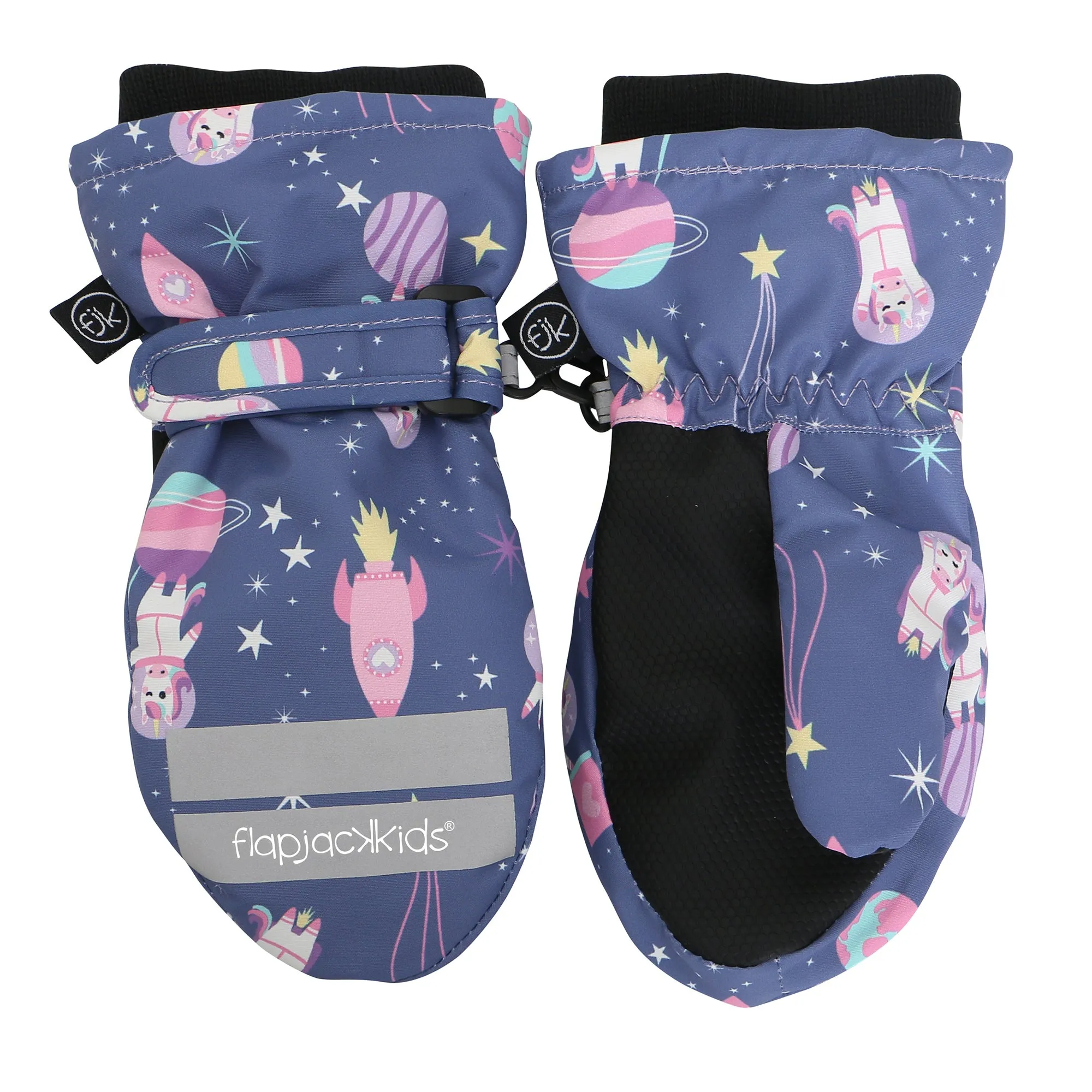 Water Repellent Ski Mittens - 4-6y