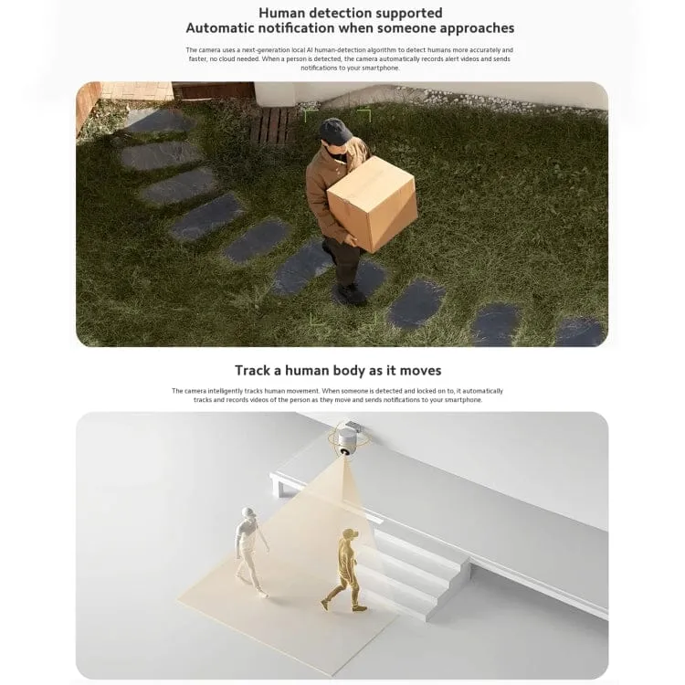 Xiaomi CW300 4MP Outdoor Camera IP66 Waterproof Full Color Night Vision WiFi Camera